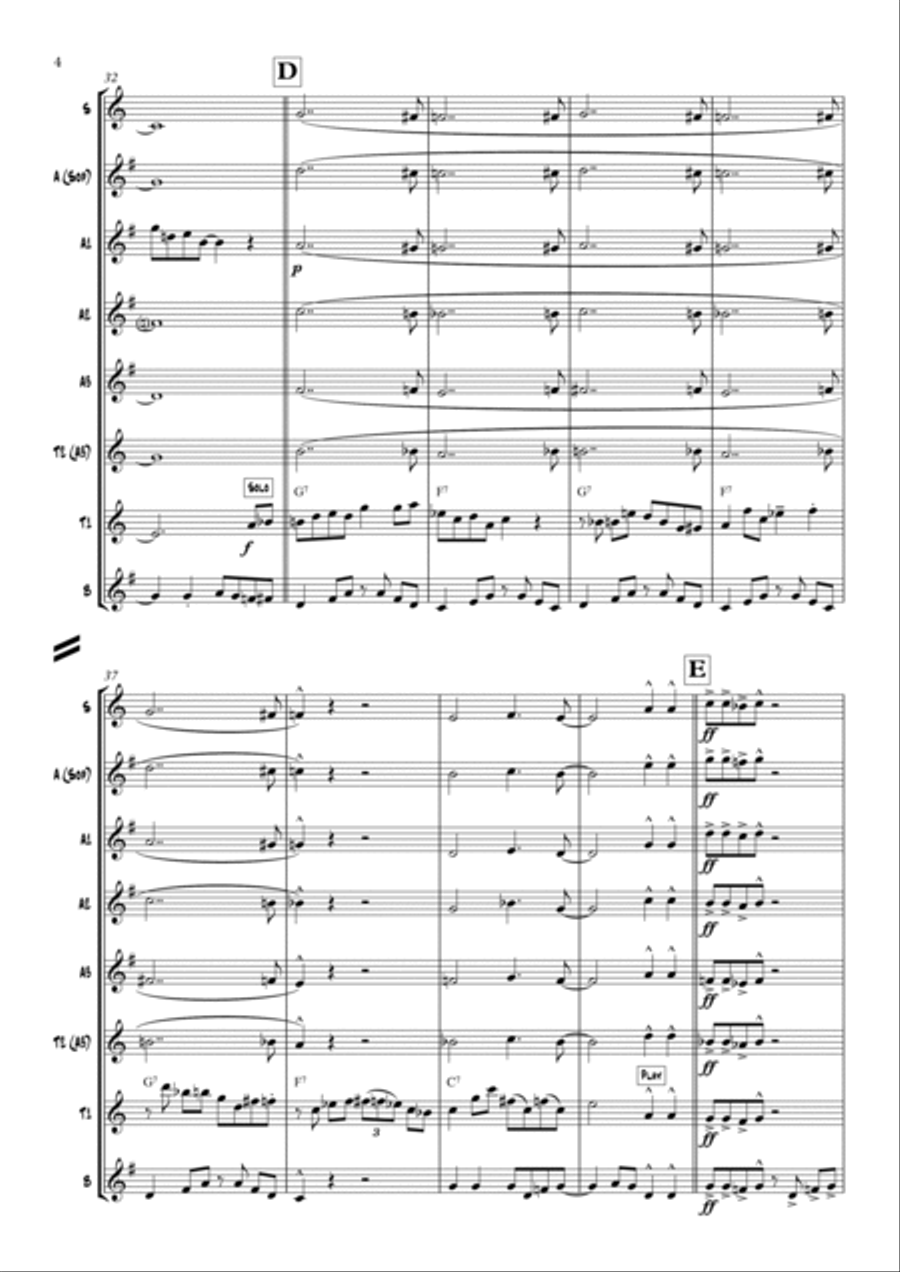 Watermelon Man Watermelon Man Woodwind Ensemble scores gallery preview page 4