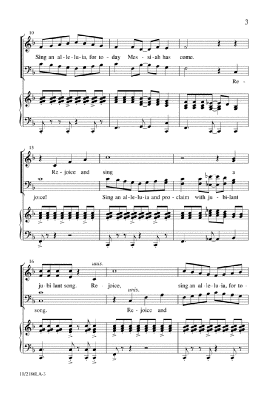 A Christmas Proclamation A Christmas Proclamation 4-Part scores gallery preview page 3