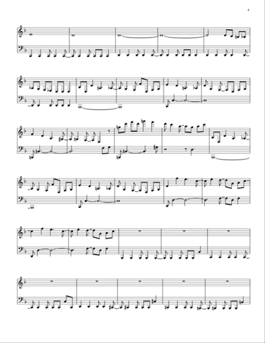 Megalovania Megalovania Part scores gallery preview page 4