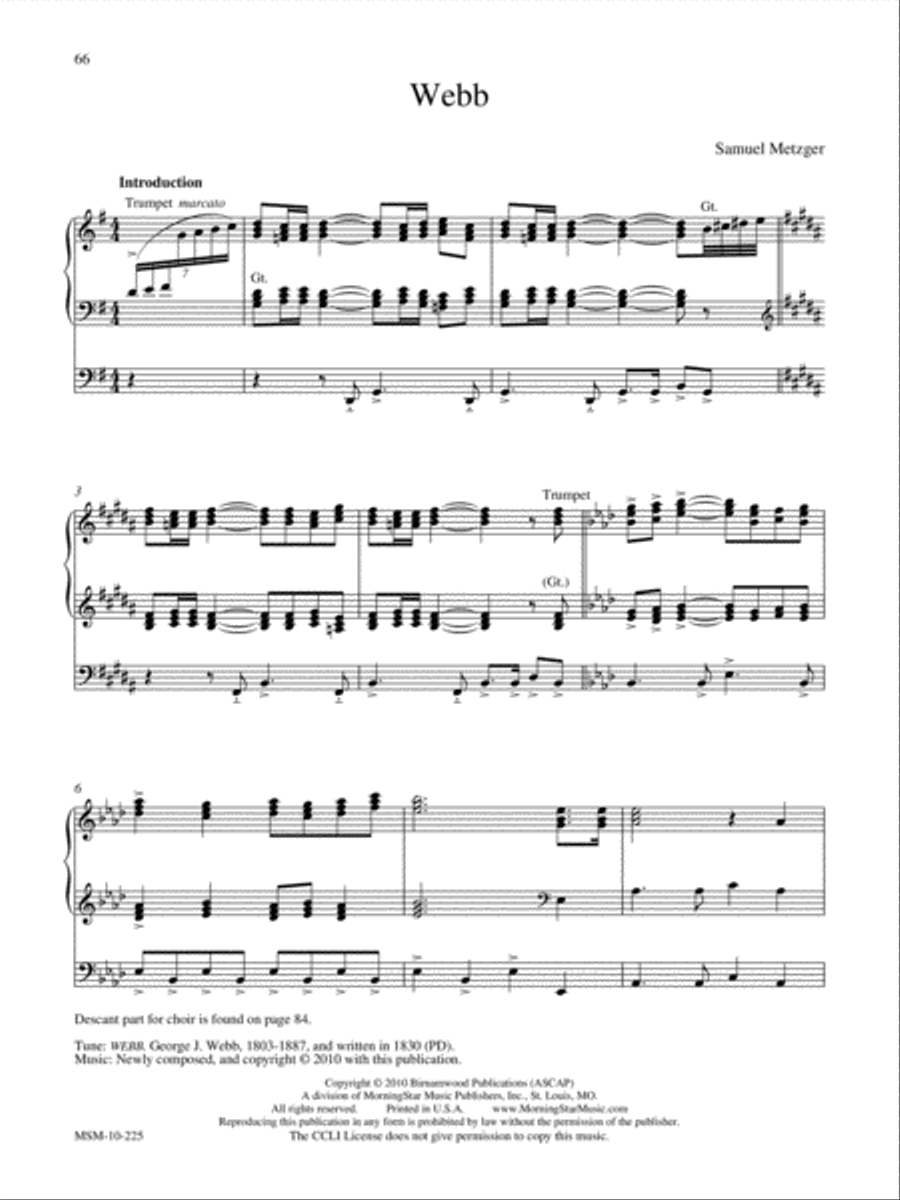 The Festival Hymn Collection, Volume 2 Organ scores gallery preview page 18
