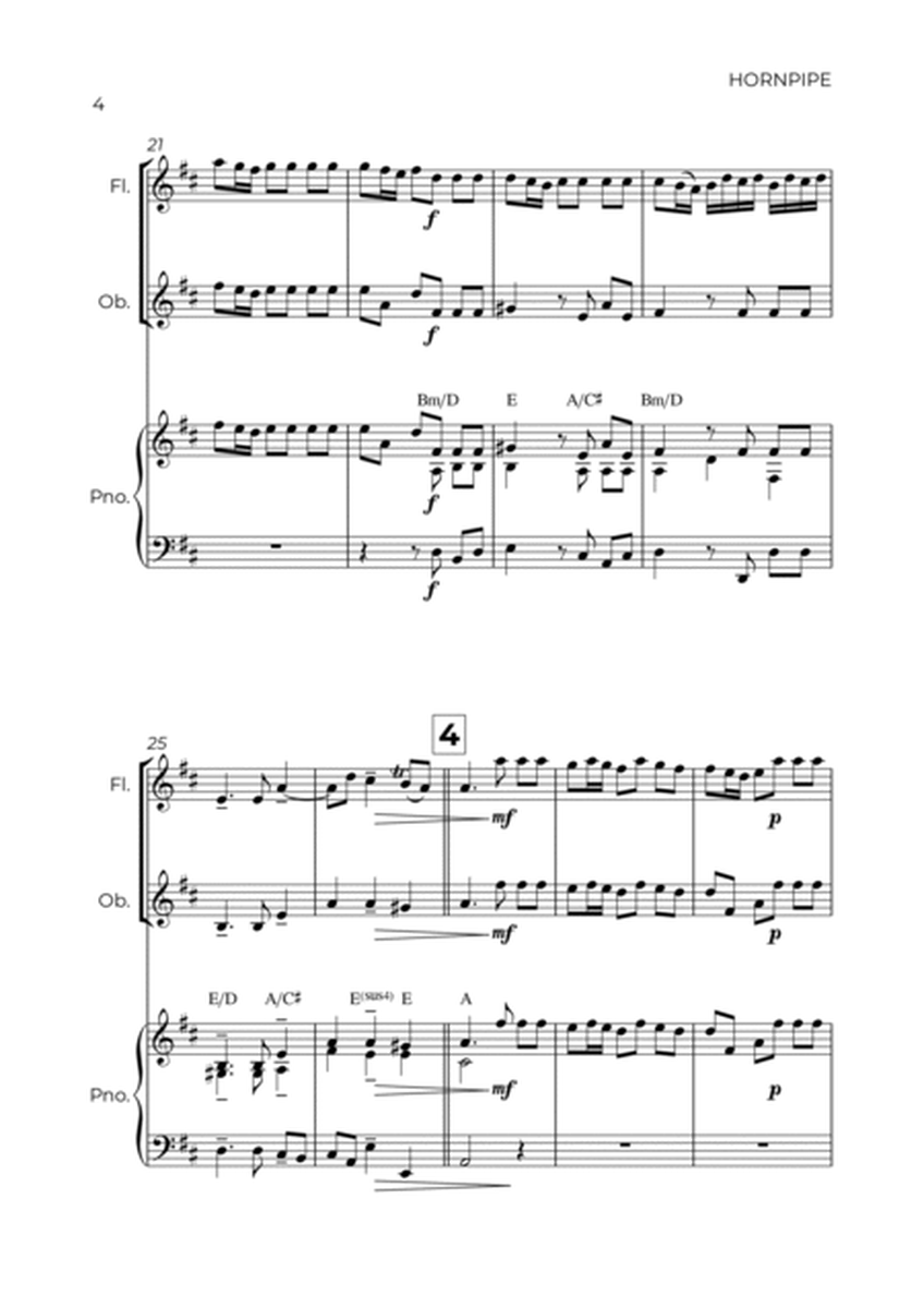 HORNPIPE - HANDEL - WIND PIANO TRIO (FLUTE, OBOE & PIANO) image number null