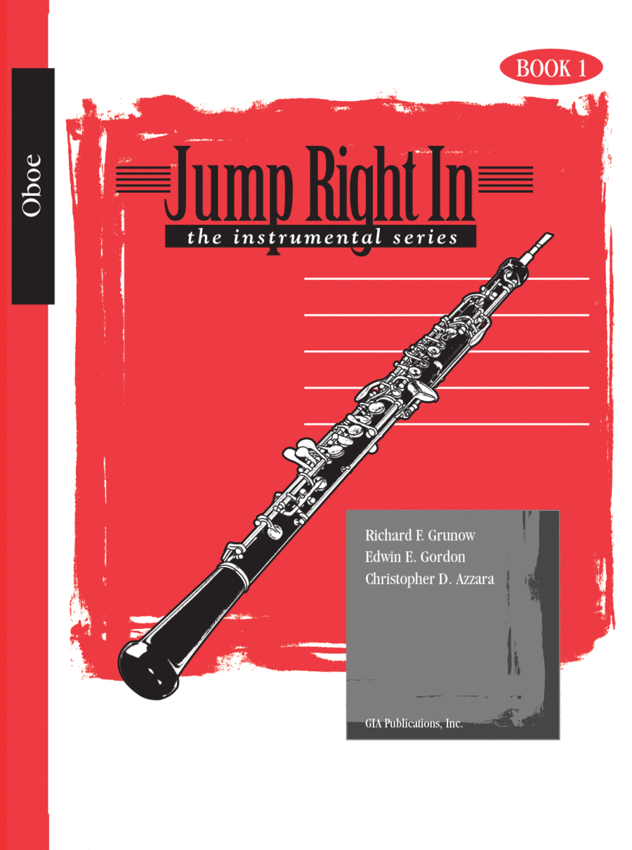 Jump Right In: Student Book 1 - Oboe (Book with MP3s) Concert Band Methods scores gallery preview page 1