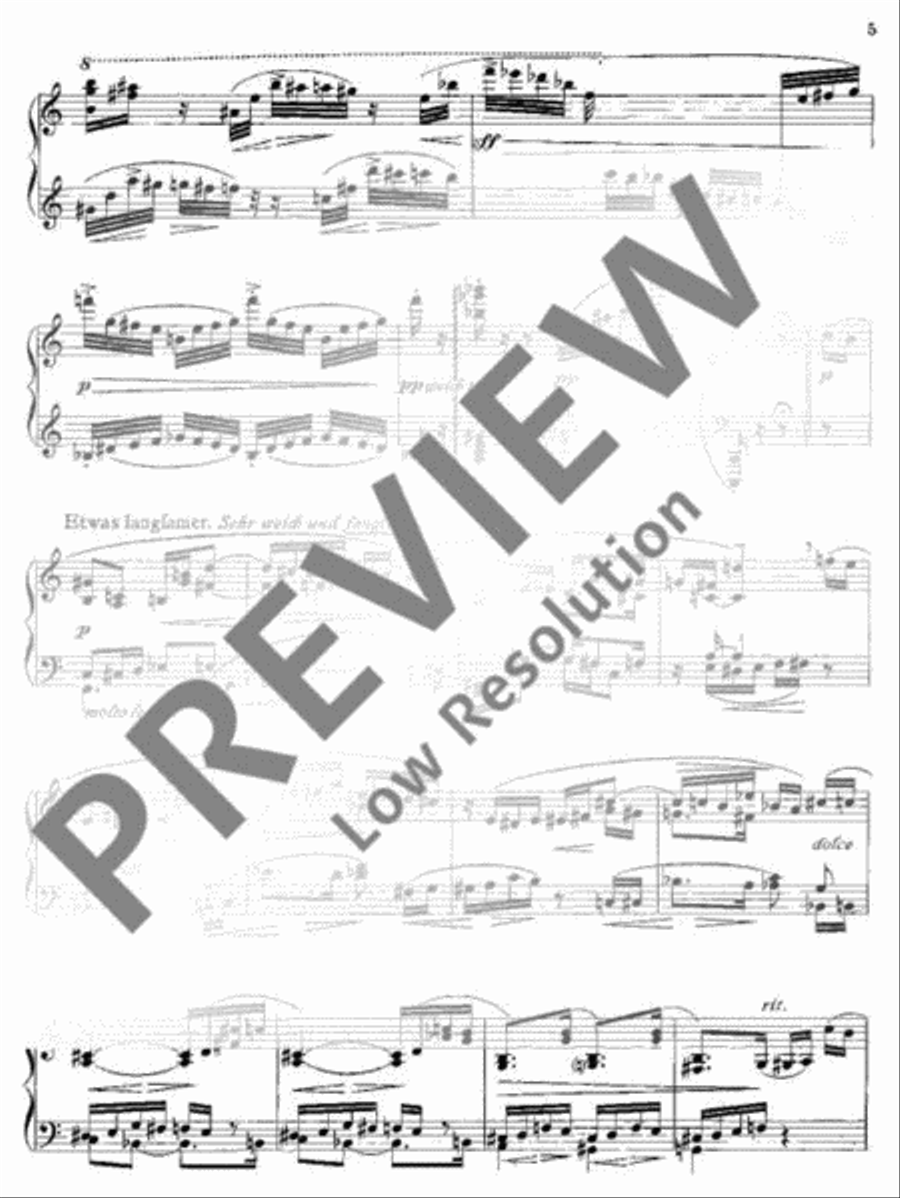 Burlesken Piano Solo scores gallery preview page 6