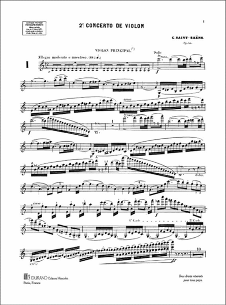 Deuxieme Concerto en ut majeur opus 58