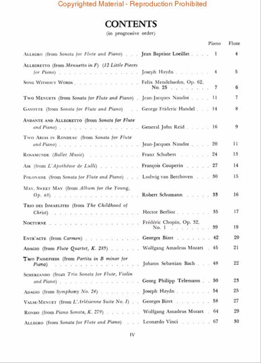 Solos for the Flute Player Flute Solo scores gallery preview page 2