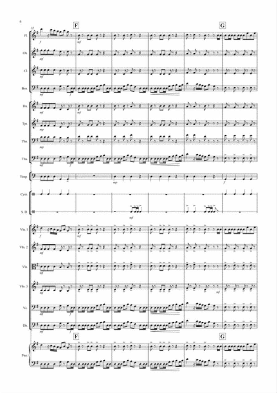 William Tell Overture for School Orchestra Full Orchestra scores gallery preview page 6