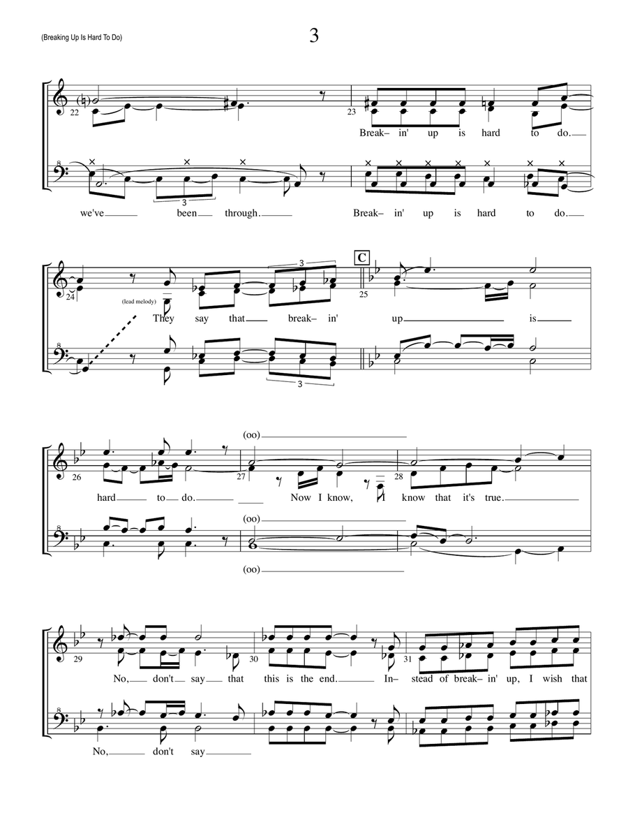 Breaking Up Is Hard To Do SSAA scores gallery preview page 3