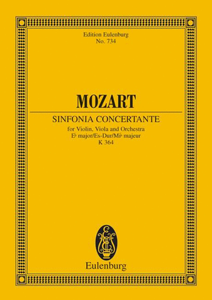 Book cover for Sinfonia concertante Eb major