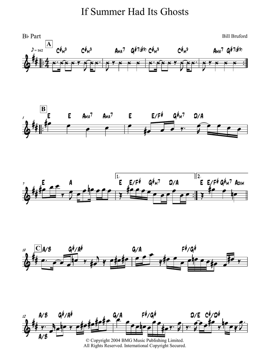 If Summer Had Its Ghosts If Summer Had Its Ghosts Piano scores gallery preview page 1