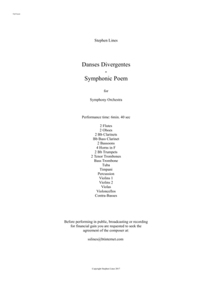 Dances Divergentes - A Symphonic Poem