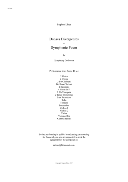 Dances Divergentes - A Symphonic Poem image number null