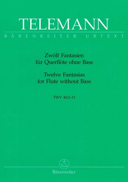 Telemann - 12 Fantasies For Flute