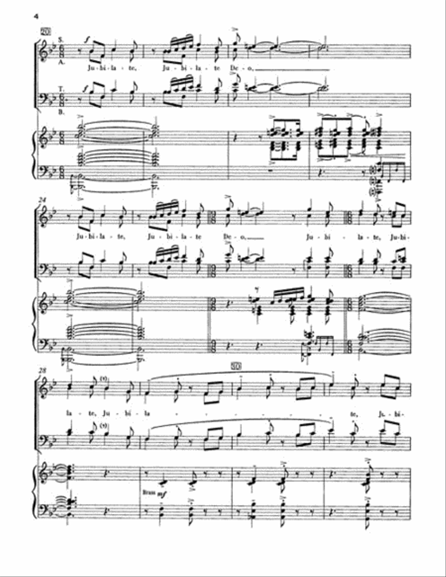 Jubilate Deo SSAATTBB scores gallery preview page 2