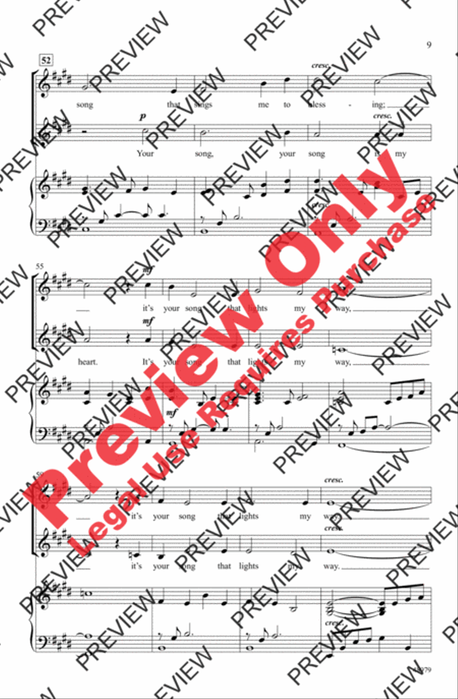 Your Song 2-Part scores gallery preview page 9