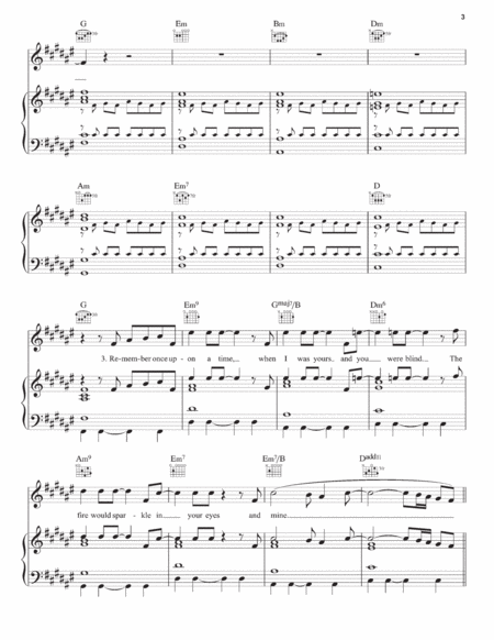 True Love by Coldplay - Piano, Vocal, Guitar - Digital Sheet Music