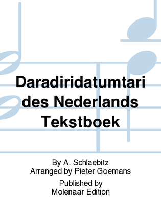 Book cover for Daradiridatumtarides Nederlands Tekstboek