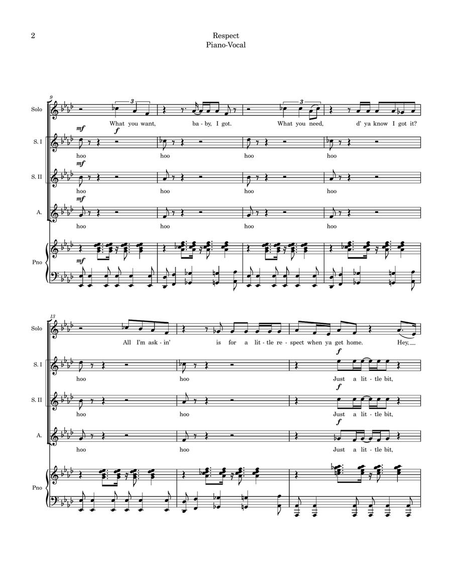 Respect Respect SSA scores gallery preview page 2