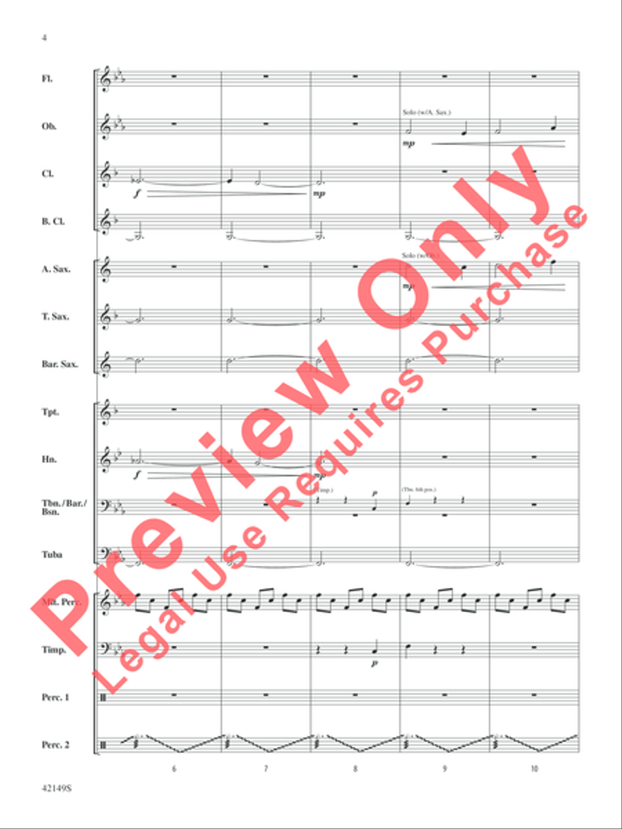 Arikara Concert Band scores gallery preview page 9