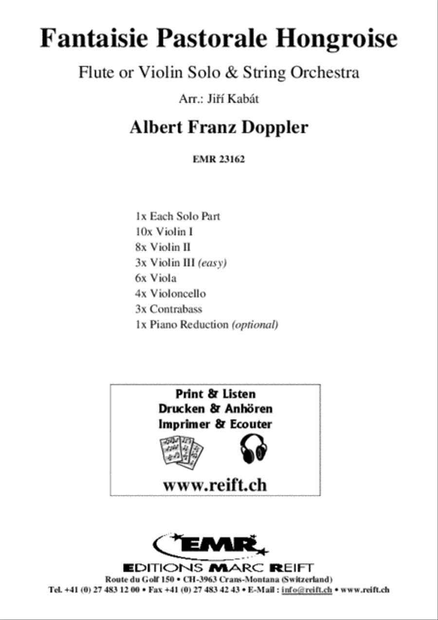 Fantaisie Pastorale Hongroise String Orchestra scores gallery preview page 2