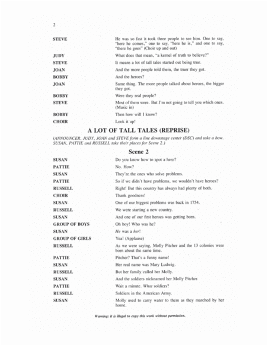 Tall Tales & Heroes Scripts scores gallery preview page 4