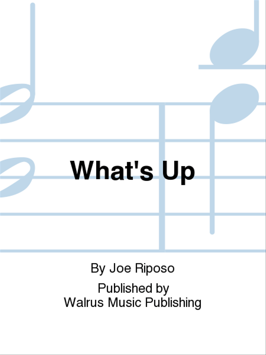 What's Up Big Band scores gallery preview page 1