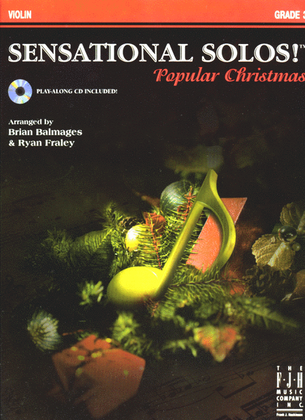 Book cover for Sensational Solos! Popular Christmas, Violin