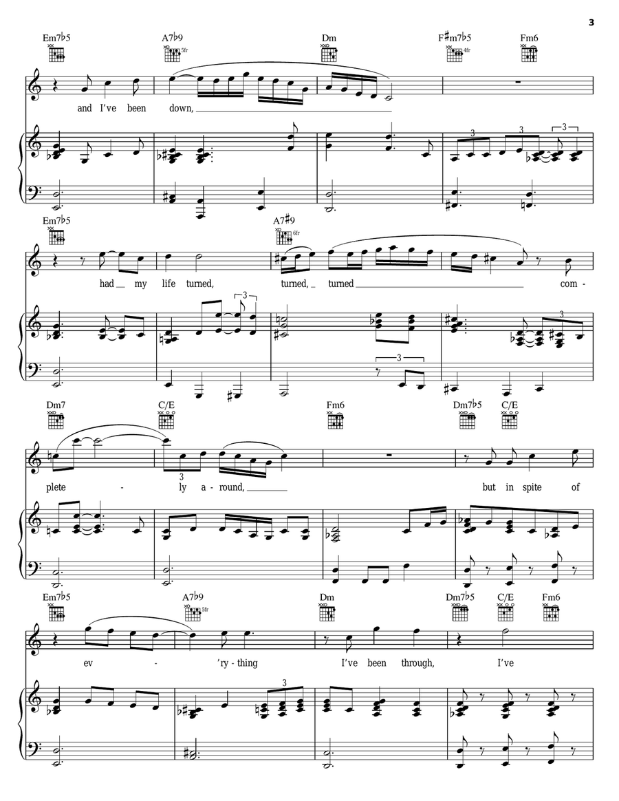 Still Say, Thank You Piano, Vocal, Guitar scores gallery preview page 3