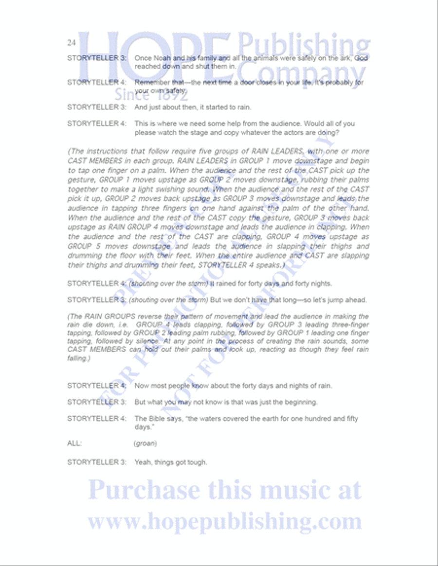 Sailor's Bible Sailor's Bible Children's Choir scores gallery preview page 25