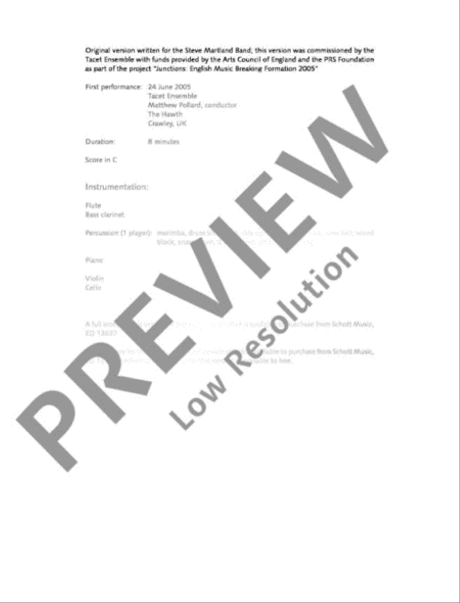 Kick Bass Clarinet scores gallery preview page 3