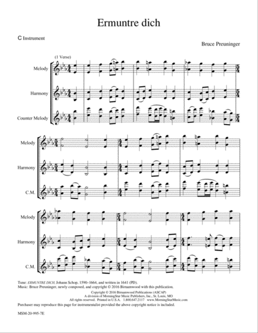 Ermuntre dich Ermuntre dich Piano and Keyboard scores gallery preview page 3