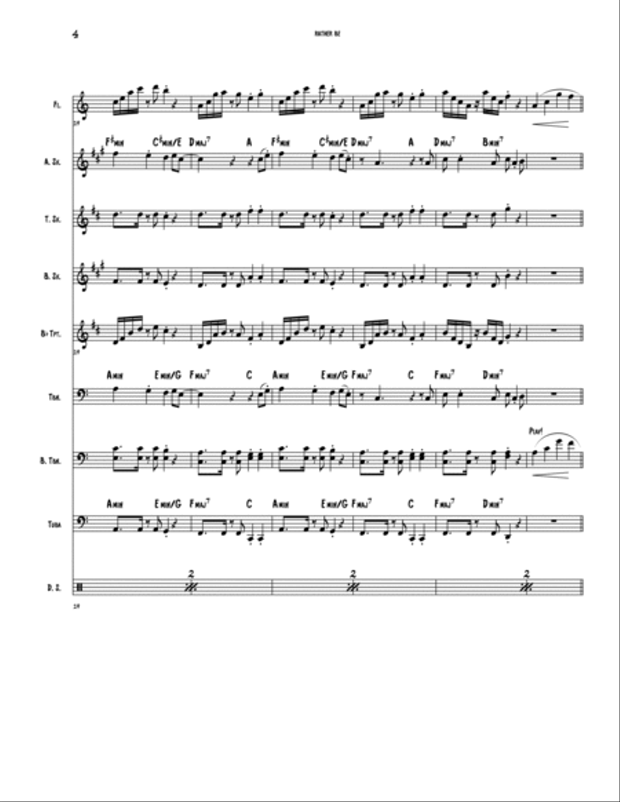 Rather Be Jazz Ensemble scores gallery preview page 4