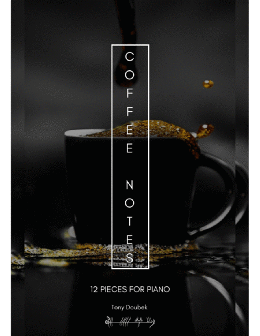 Coffee Notes: 12 Pieces for Piano Piano Solo scores gallery preview page 1