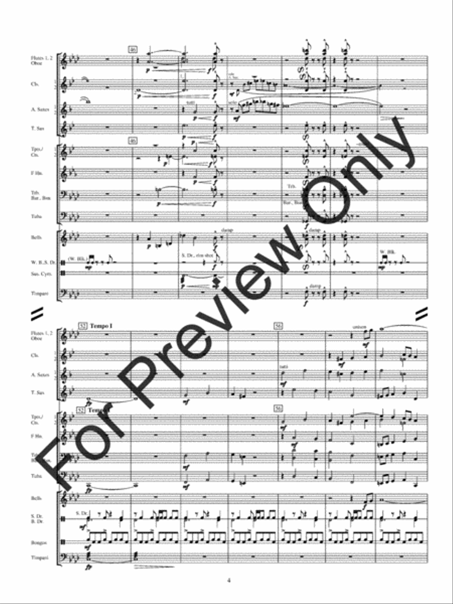 Ancient Ritual Ancient Ritual Concert Band scores gallery preview page 7