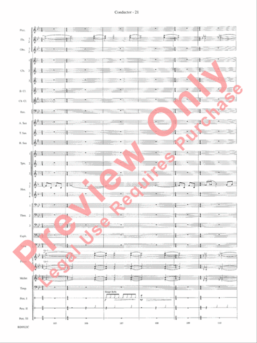 The Winds of Poseidon (from The Odyssey (Symphony No. 2)) Concert Band scores gallery preview page 25
