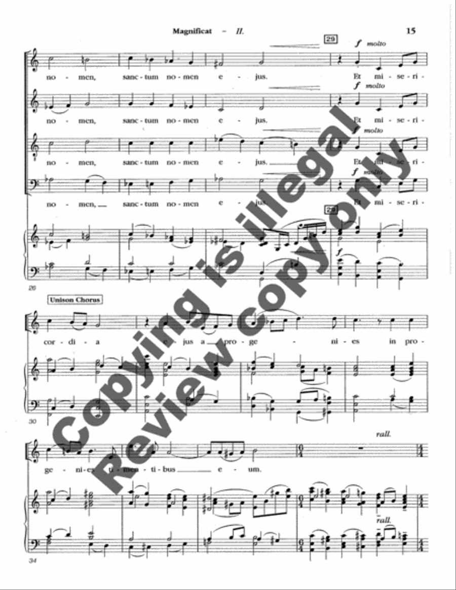 Magnificat 4-Part scores gallery preview page 32