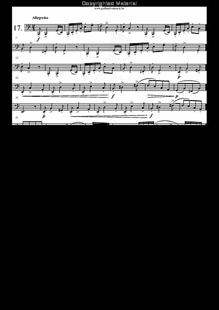 22 Etudes Melodiques Tuba scores gallery preview page 18