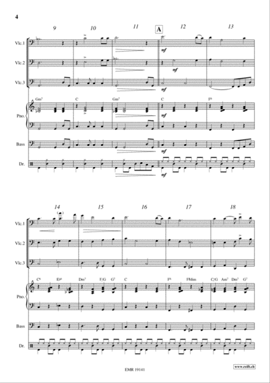 Deep River Cello scores gallery preview page 4