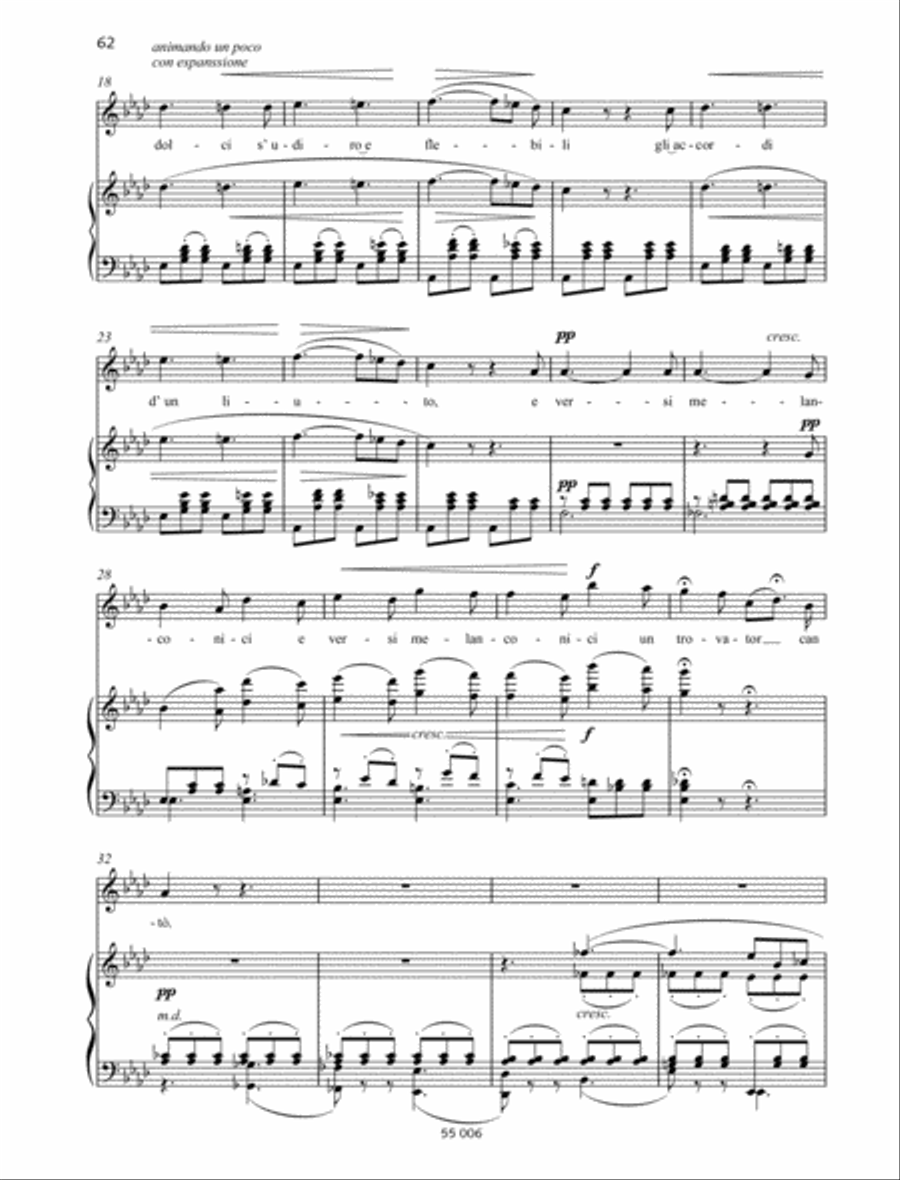 Tacea la notte placida Soprano Voice scores gallery preview page 2