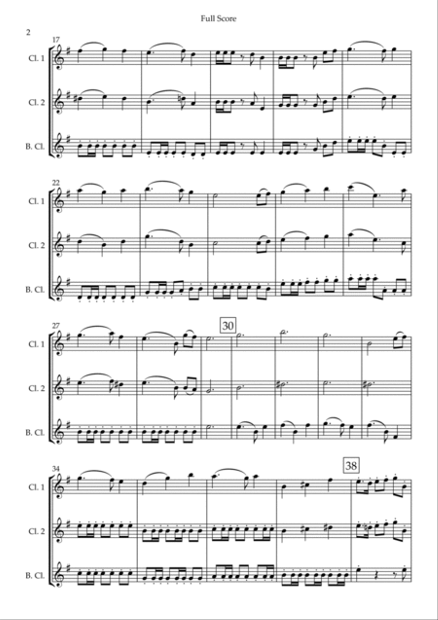 The Medallion Calls The Medallion Calls Woodwind Trio scores gallery preview page 2