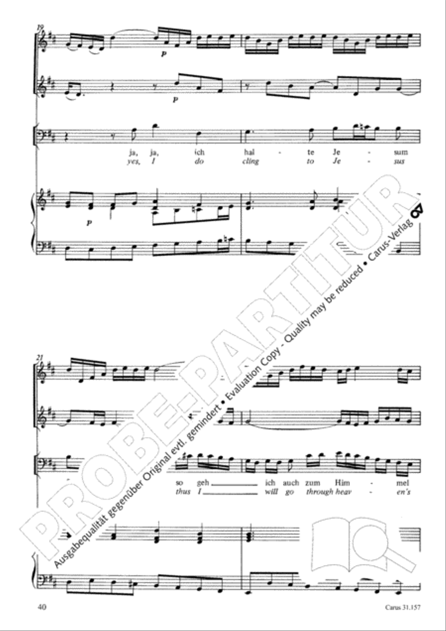 Lord, do not depart until I am blessed (Ich lasse dich nicht, du segnest mich denn) TB scores gallery preview page 41
