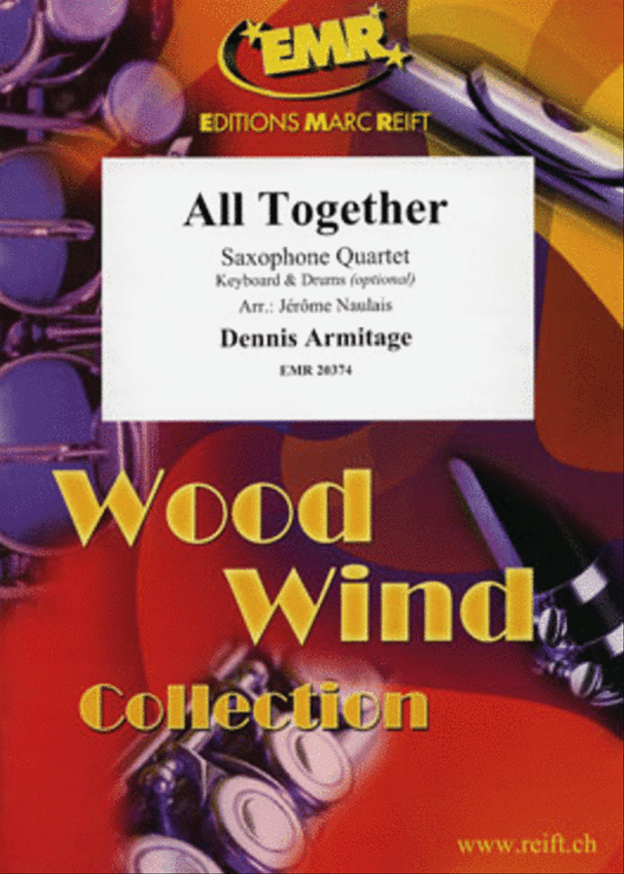 All Together Saxophone Quartet scores gallery preview page 1