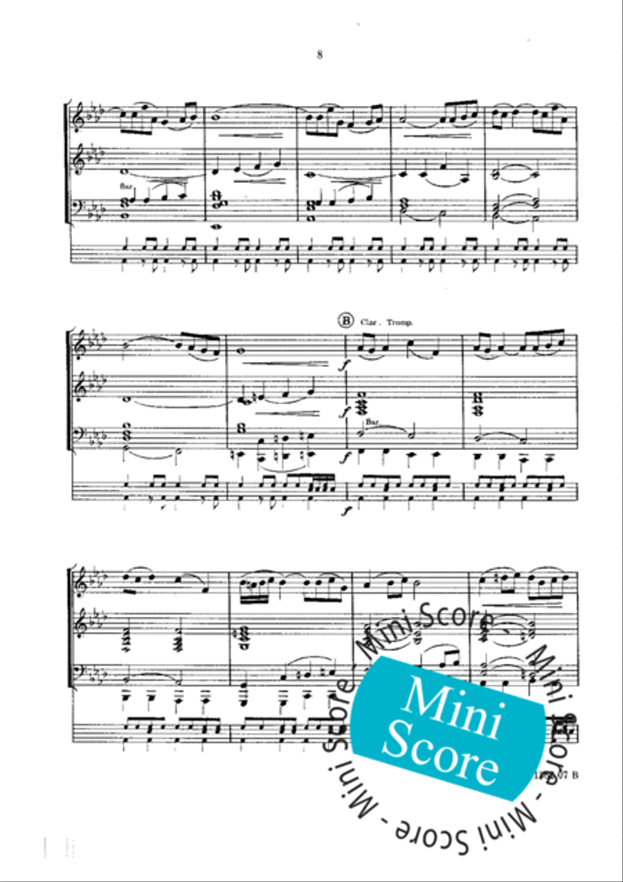 Fascinating Drums / Pavane In Blue Fanfare Band scores gallery preview page 32