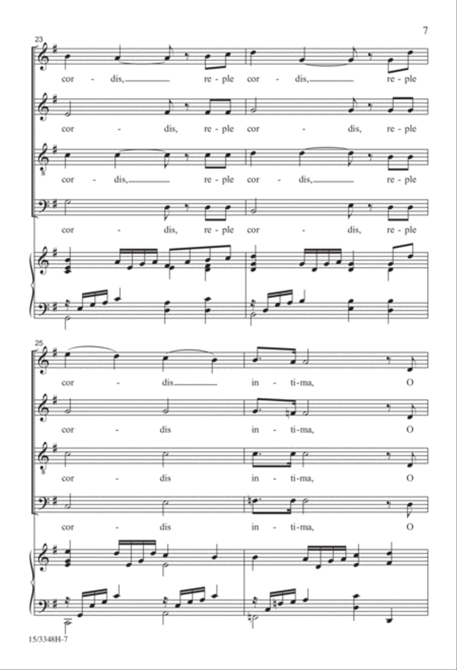 O Lux Beatissima 4-Part scores gallery preview page 7