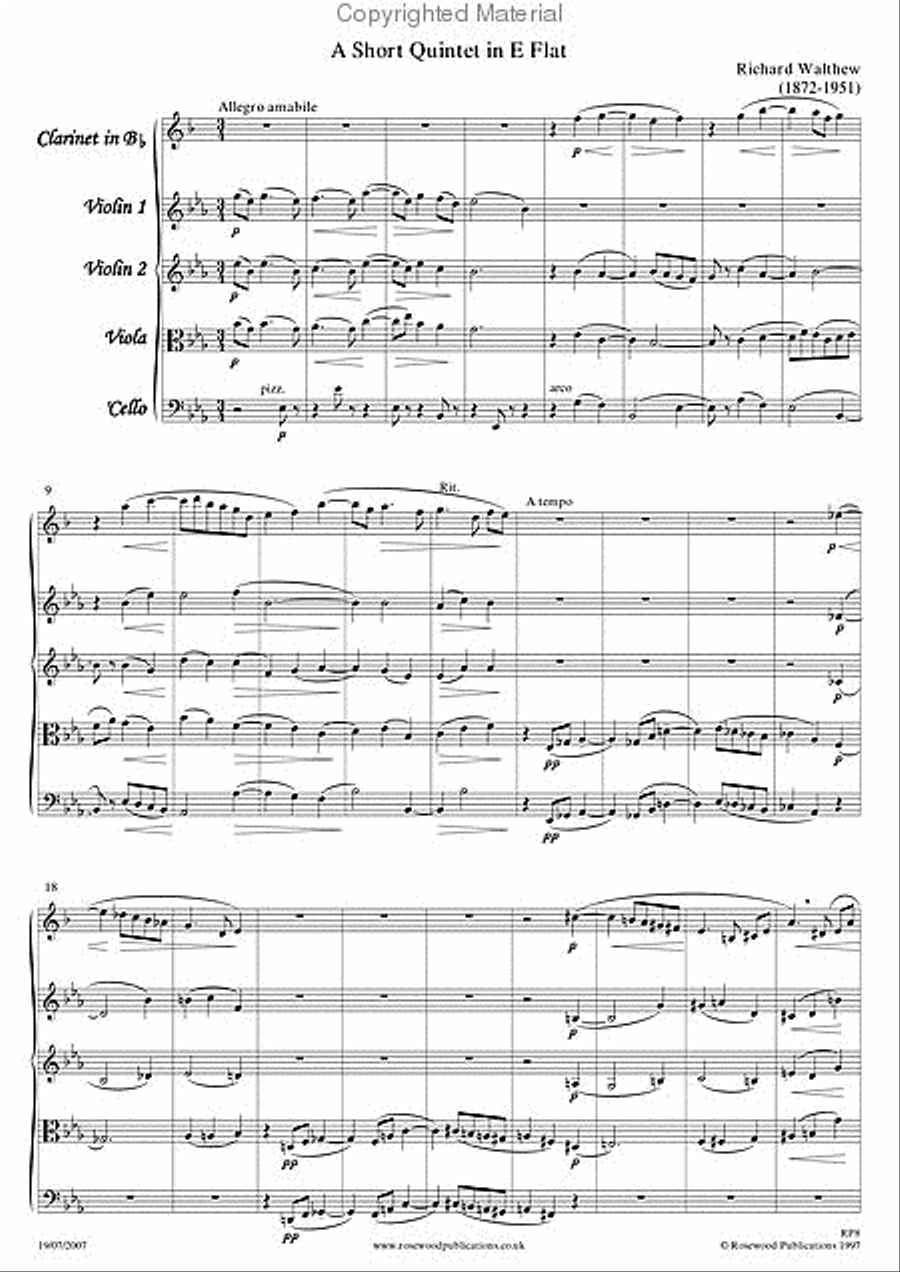 Quintet String Quartet scores gallery preview page 2