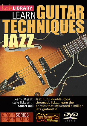 Book cover for Learn Guitar Techniques: Jazz