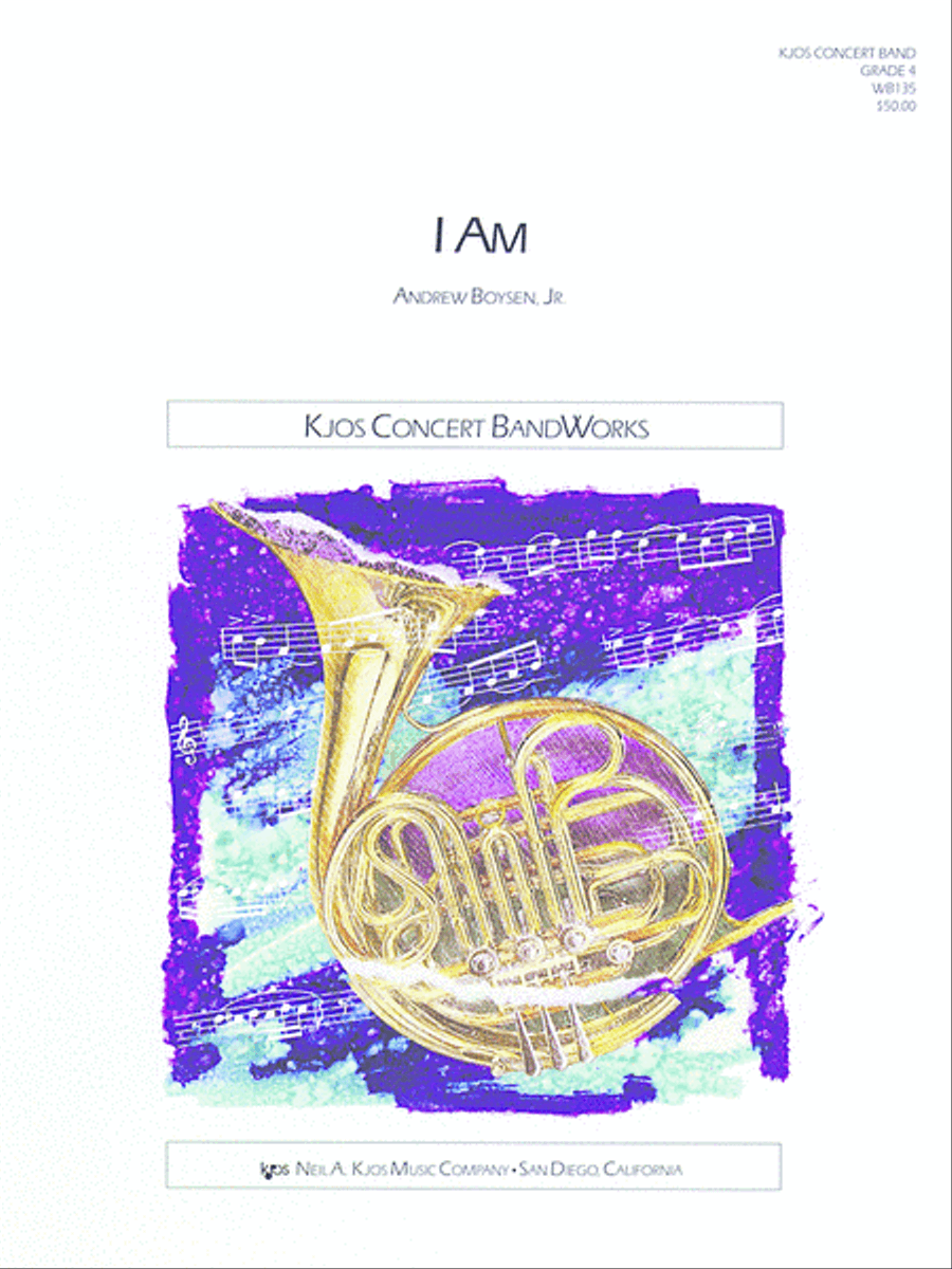 I Am - Score Concert Band scores gallery preview page 1