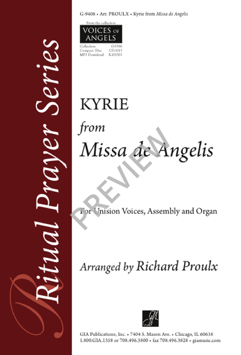 Kyrie from "Missa de Angelis" image number null