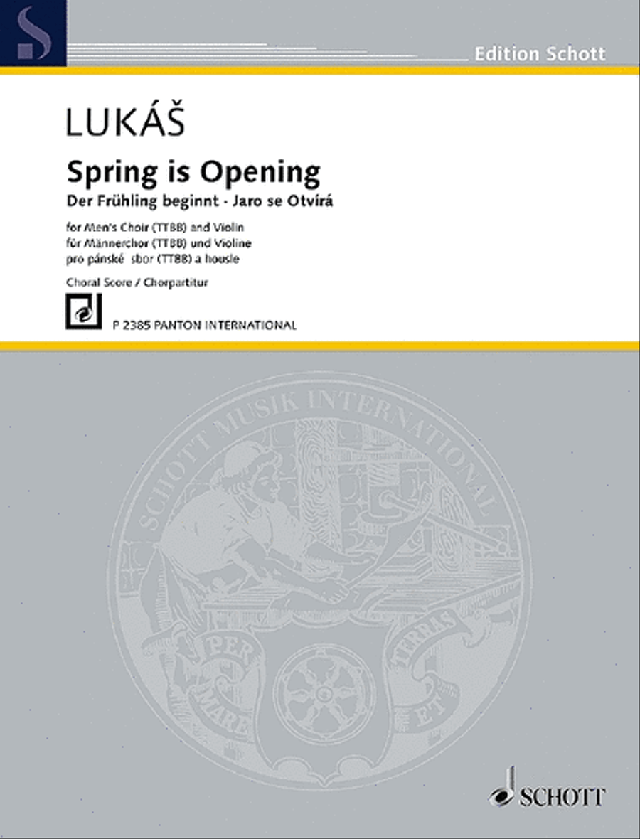Spring is Opening Men's Choir scores gallery preview page 1