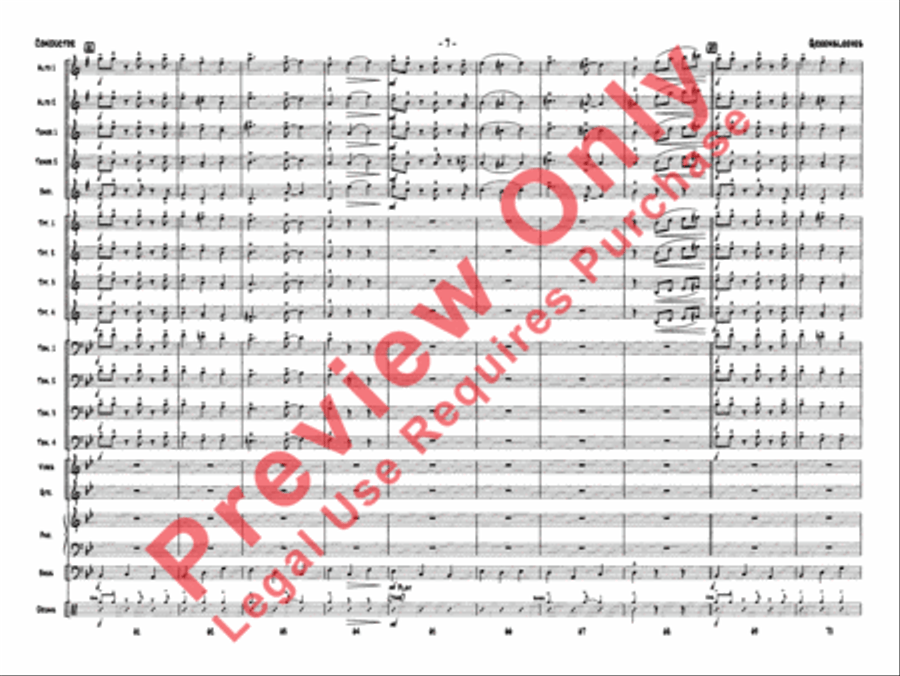 Greensleeves Jazz Ensemble scores gallery preview page 10