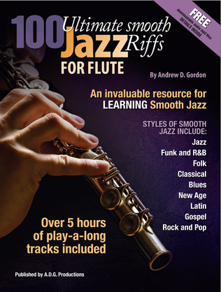 Book cover for 100 Ultimate Smooth Jazz Riffs for Flute